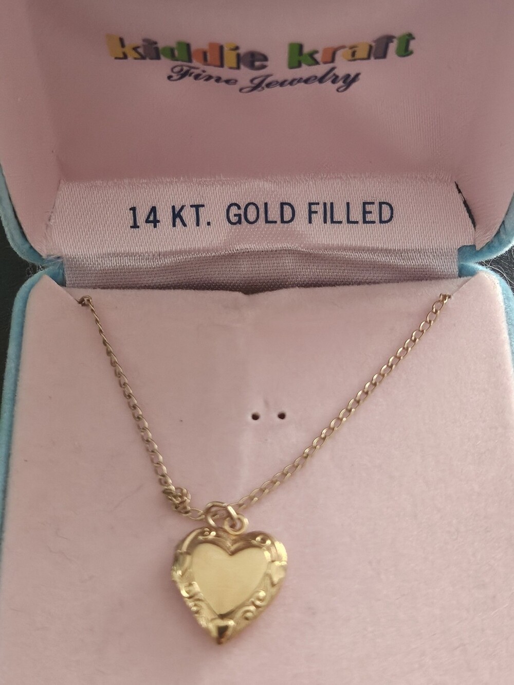 Kiddie Kraft 14k Gold Filled Heart Locket